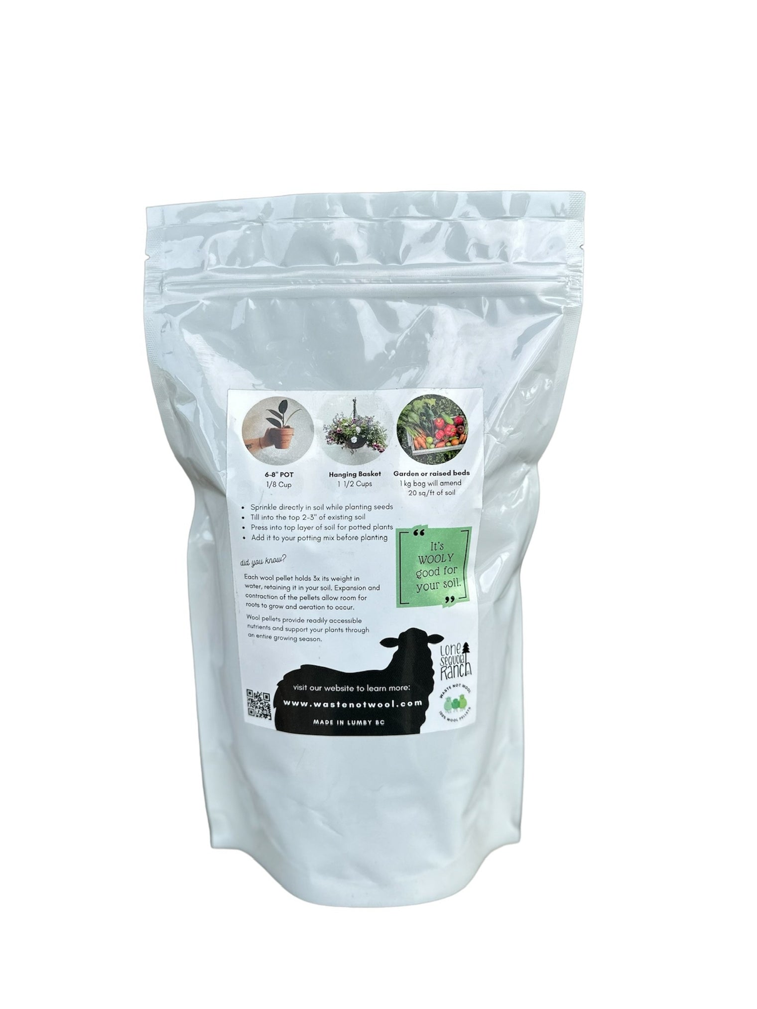 Wool Pellets - Waste Not Wool
