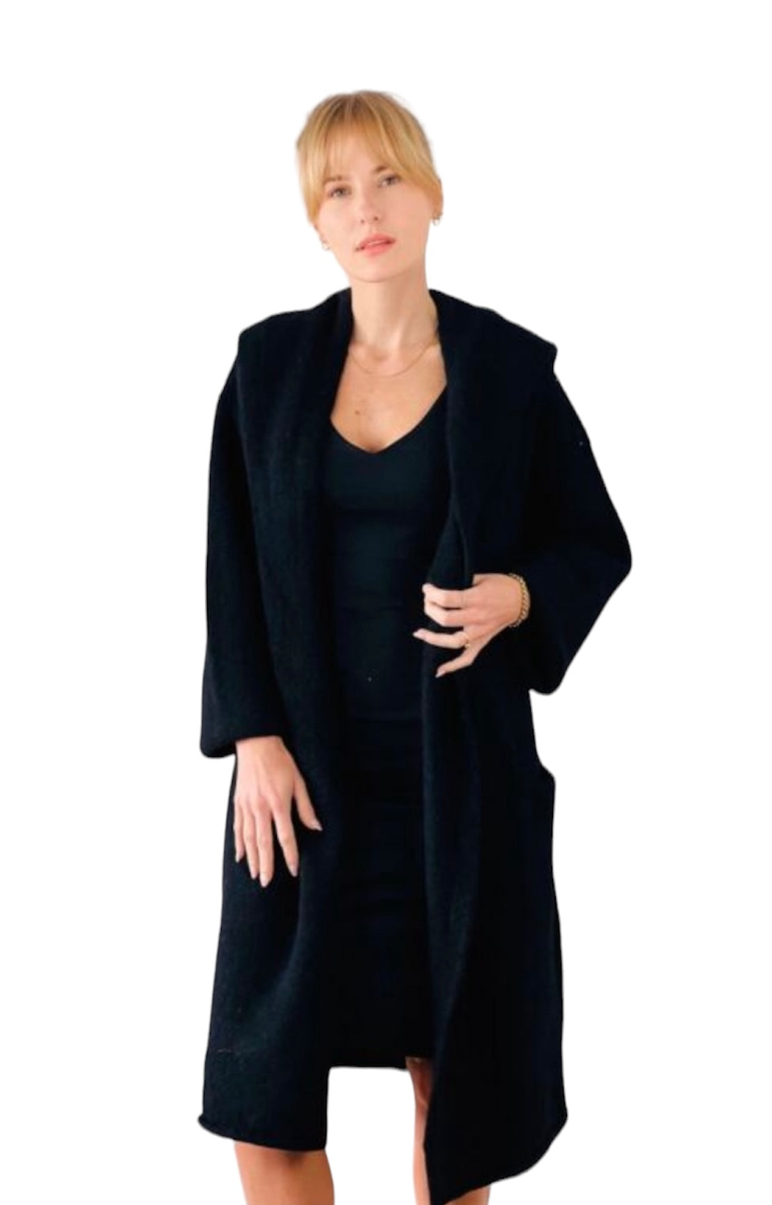 Women's Belen Hooded Alpaca Coat