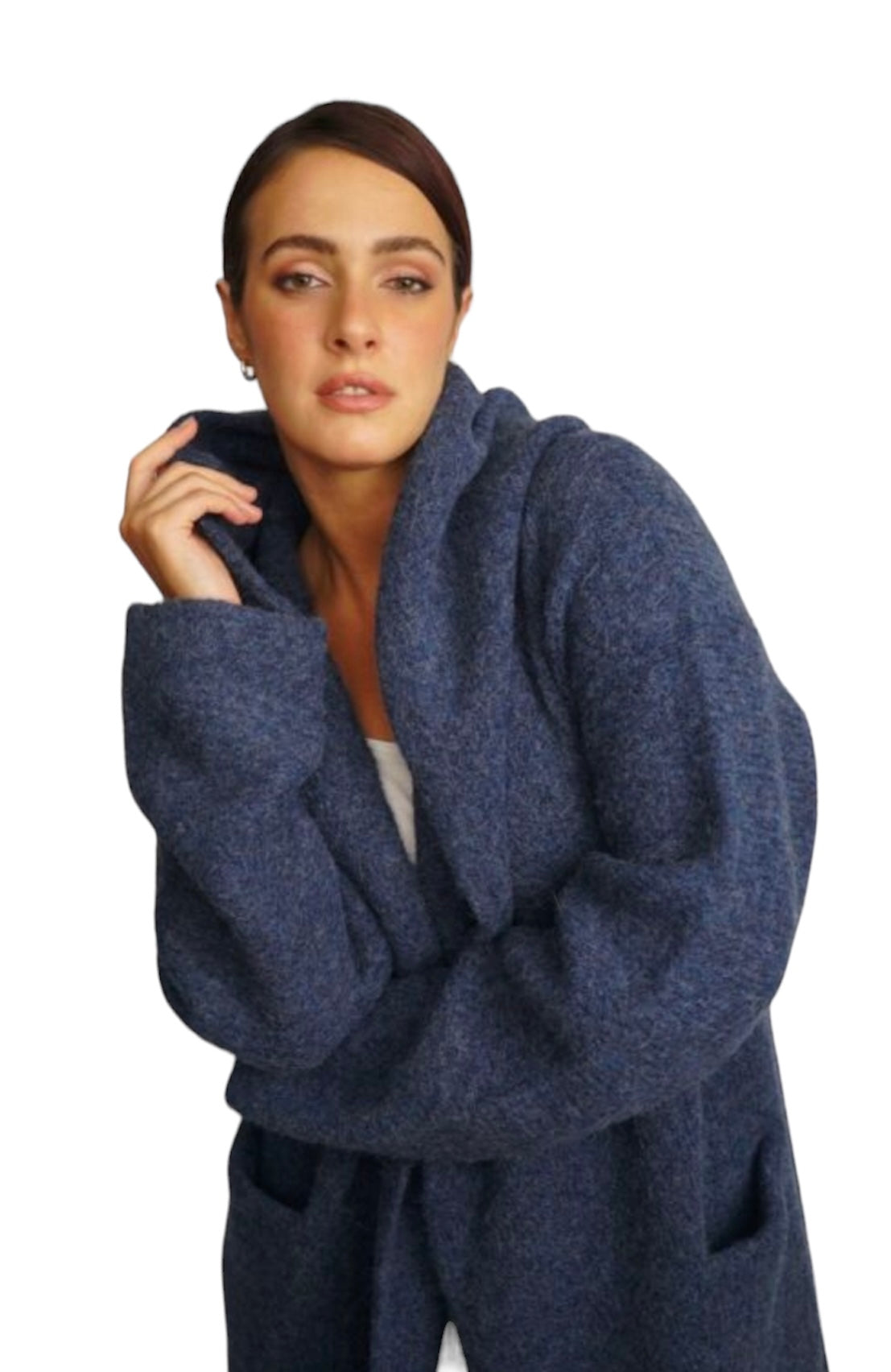 Women's Belen Hooded Alpaca Coat