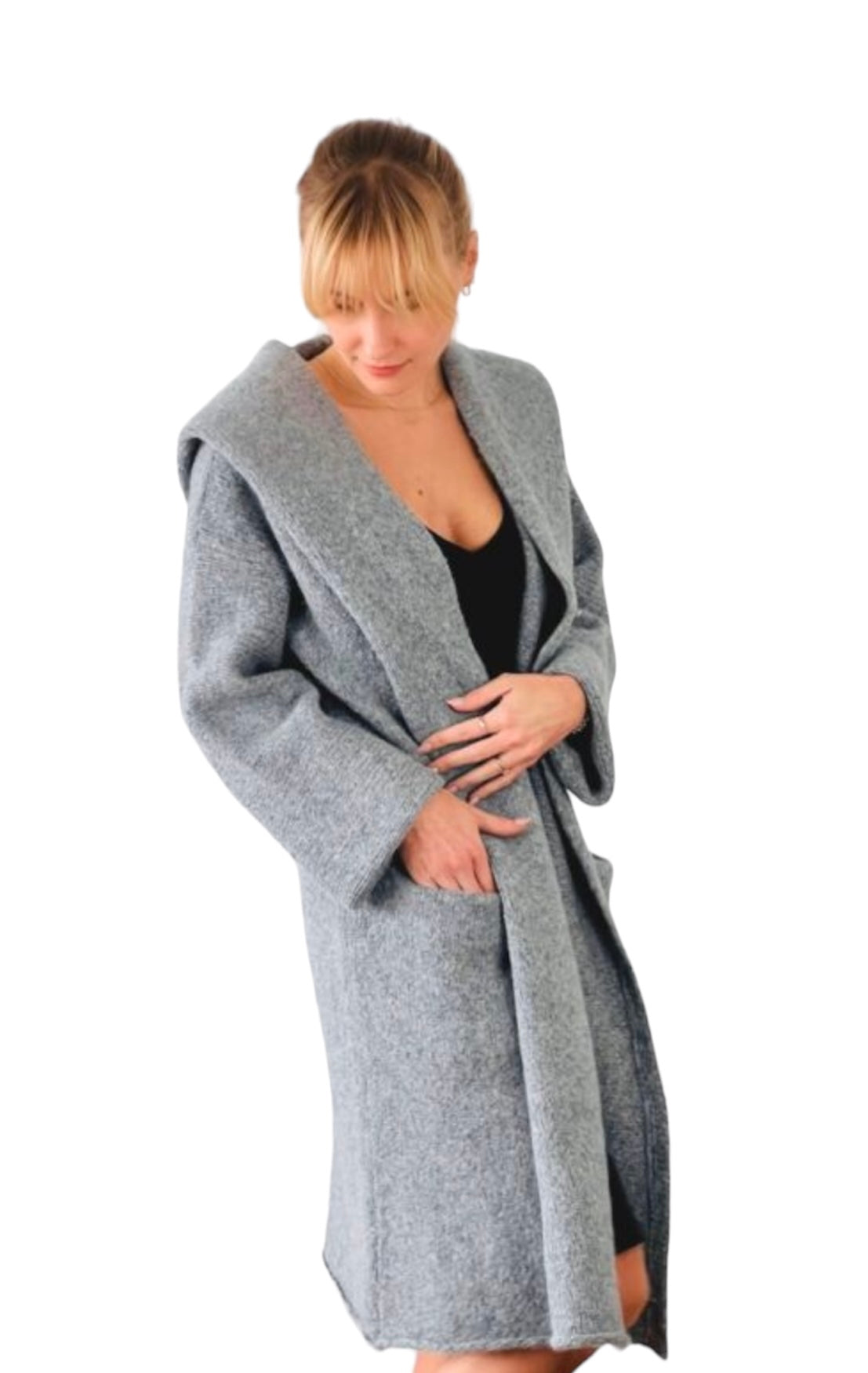 Women's Belen Hooded Alpaca Coat