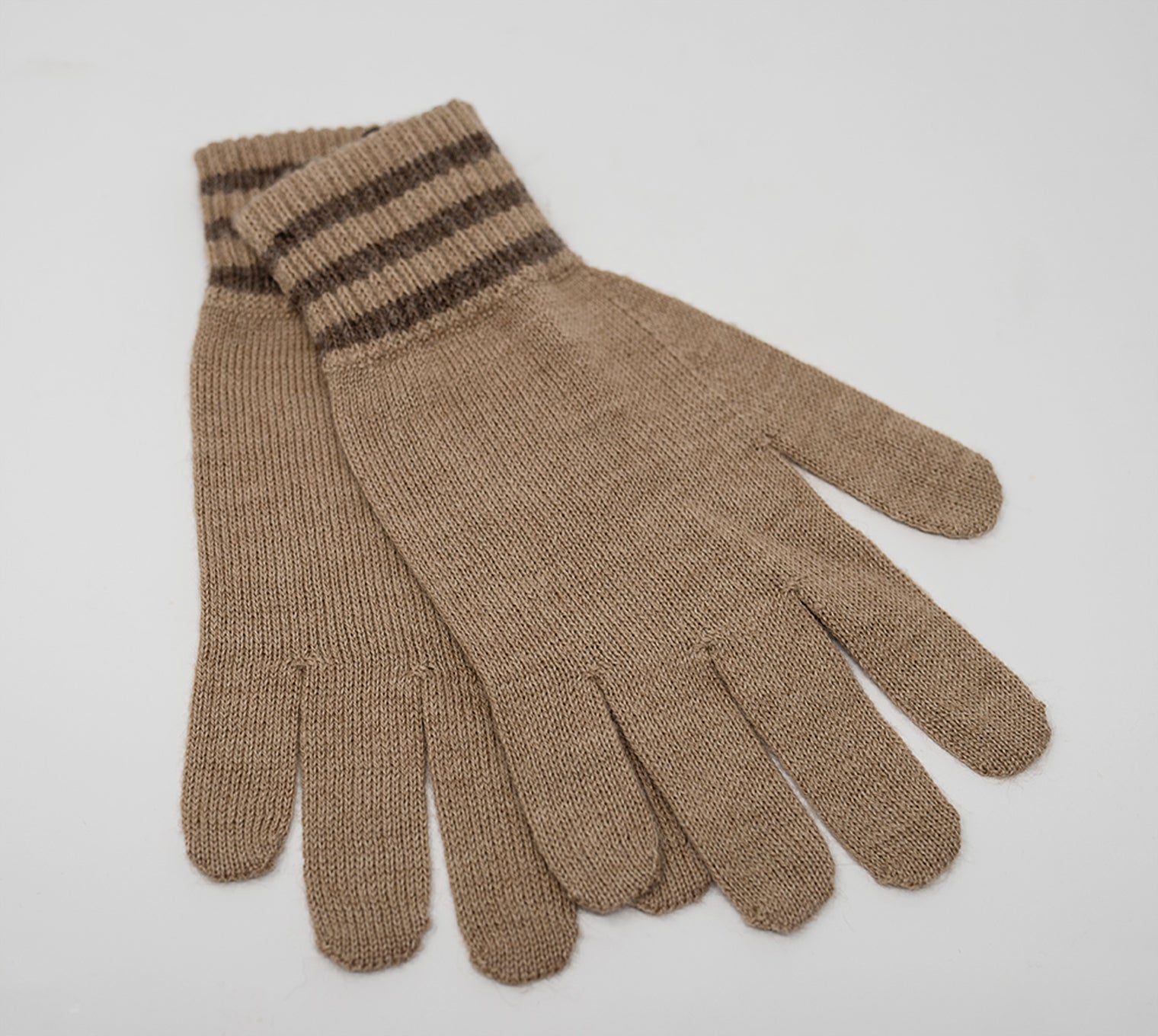 Alpaca Jersey Knitted Gloves