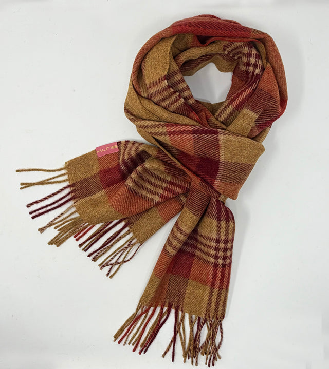 Checks Baby Alpaca Scarf