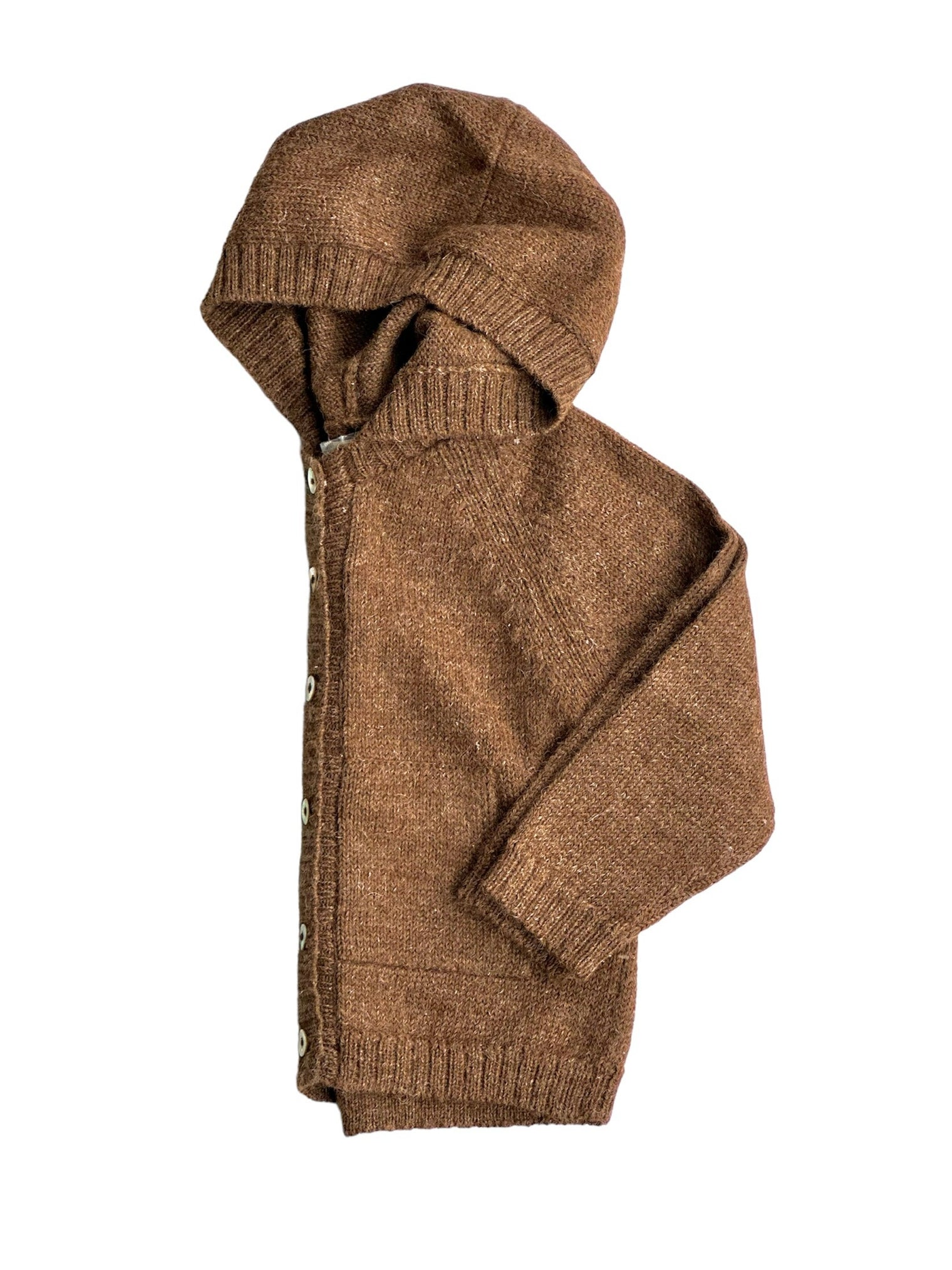Child's Hooded Alpaca Cardigan