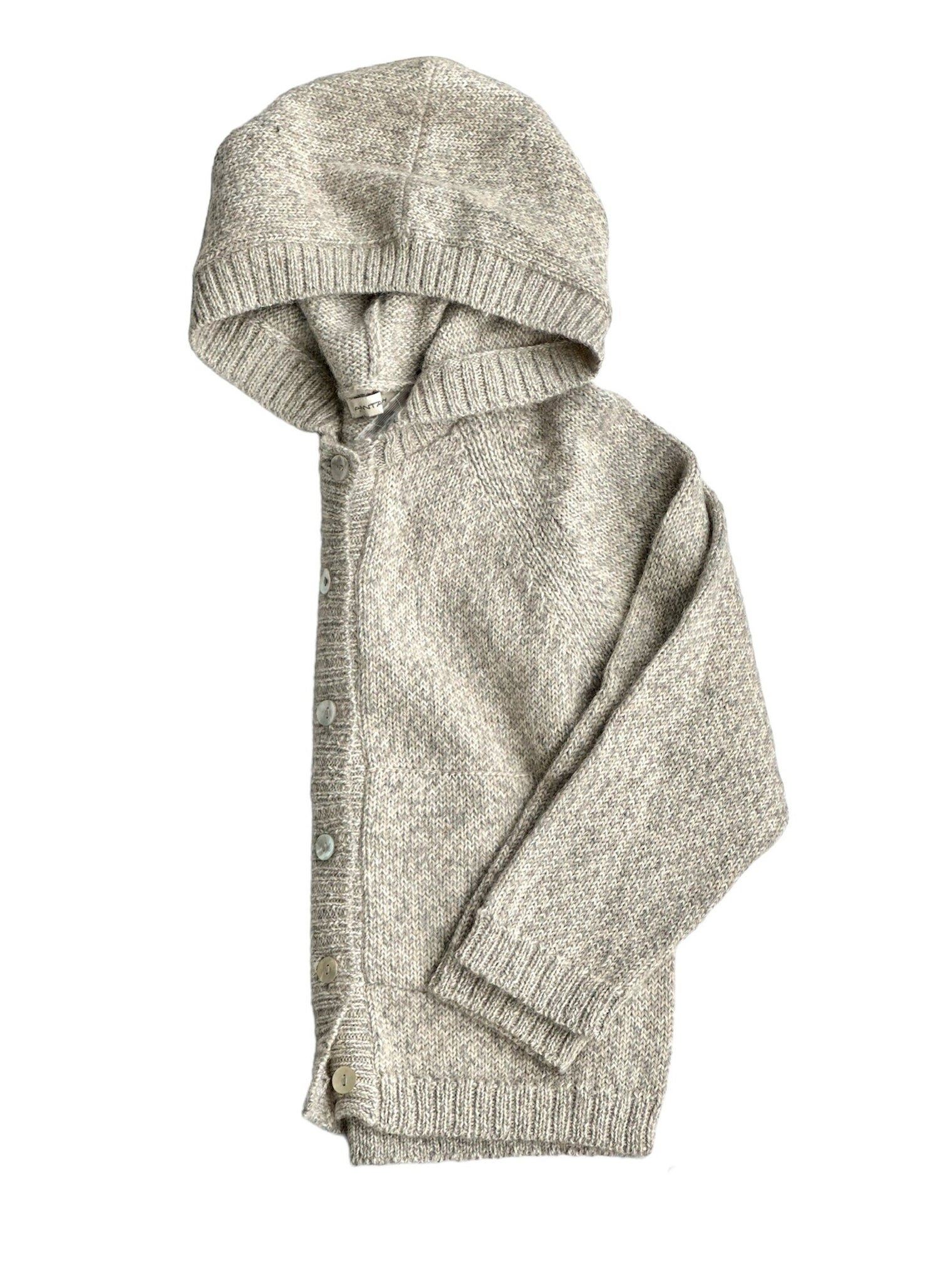Child's Hooded Alpaca Cardigan