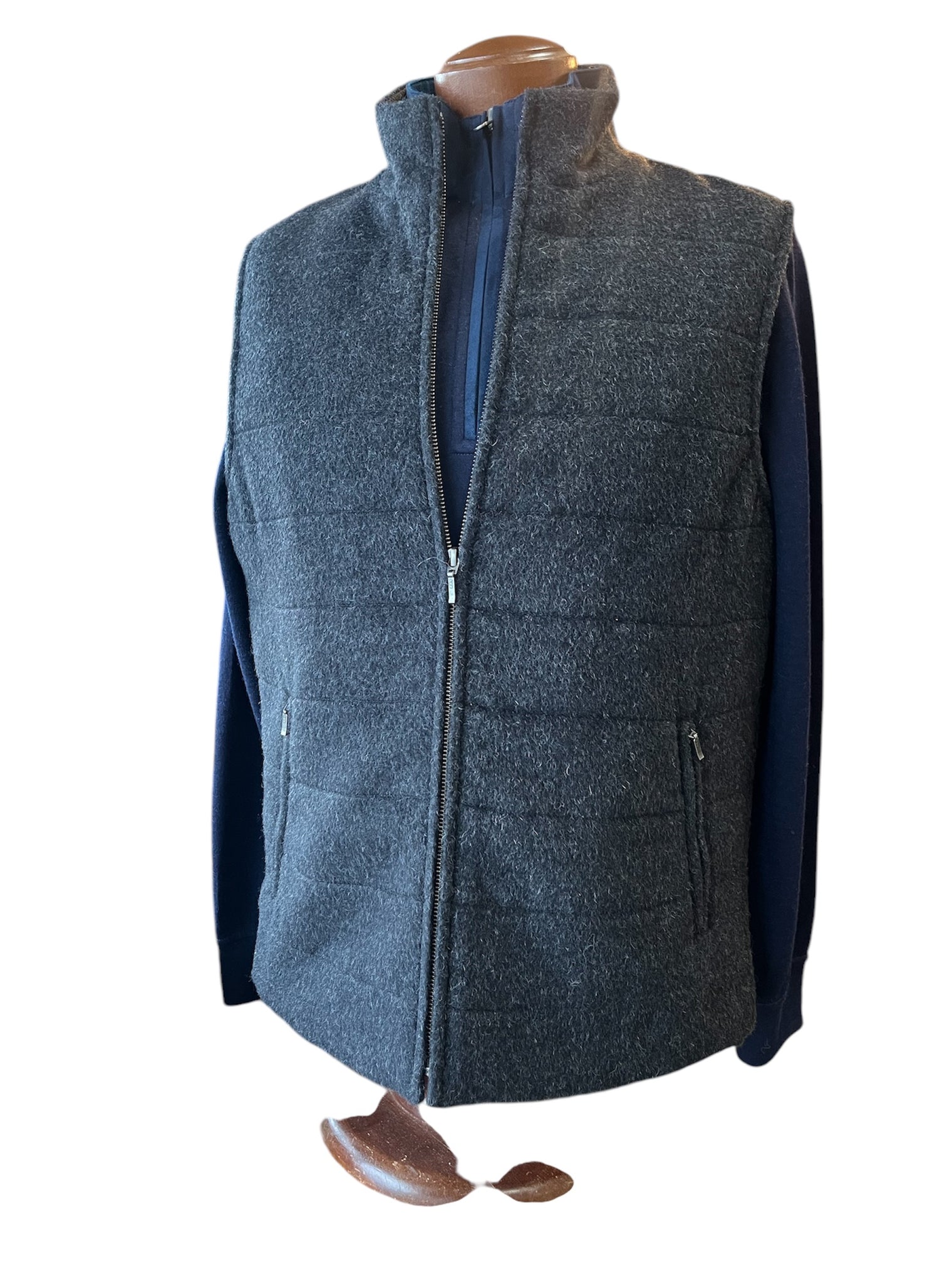 Men's Quilted Alpaca Vest