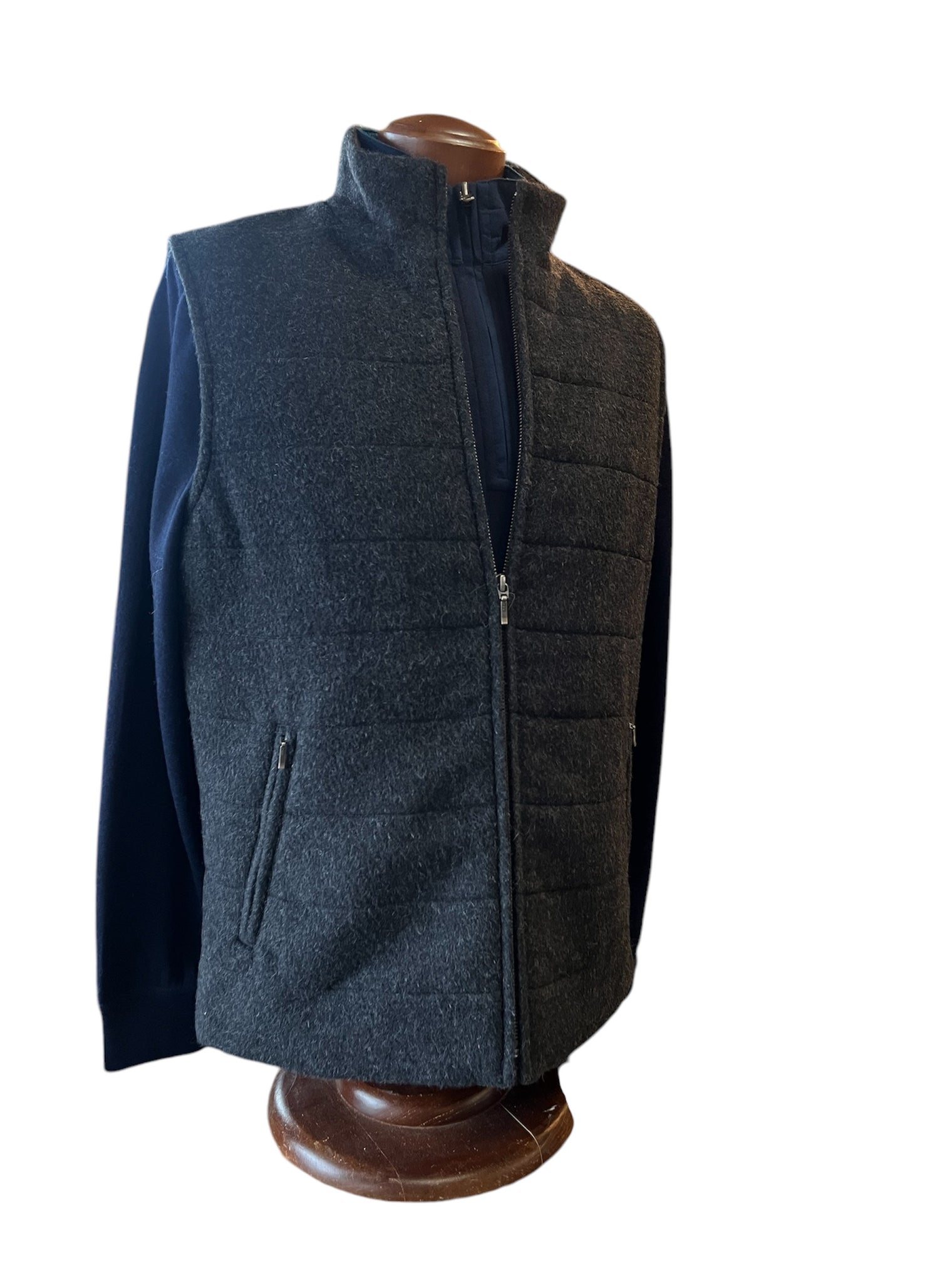 Men's Quilted Alpaca Vest