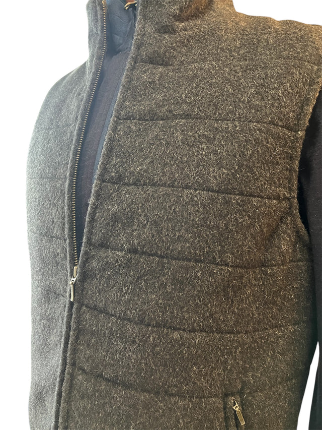 Men's Quilted Alpaca Vest