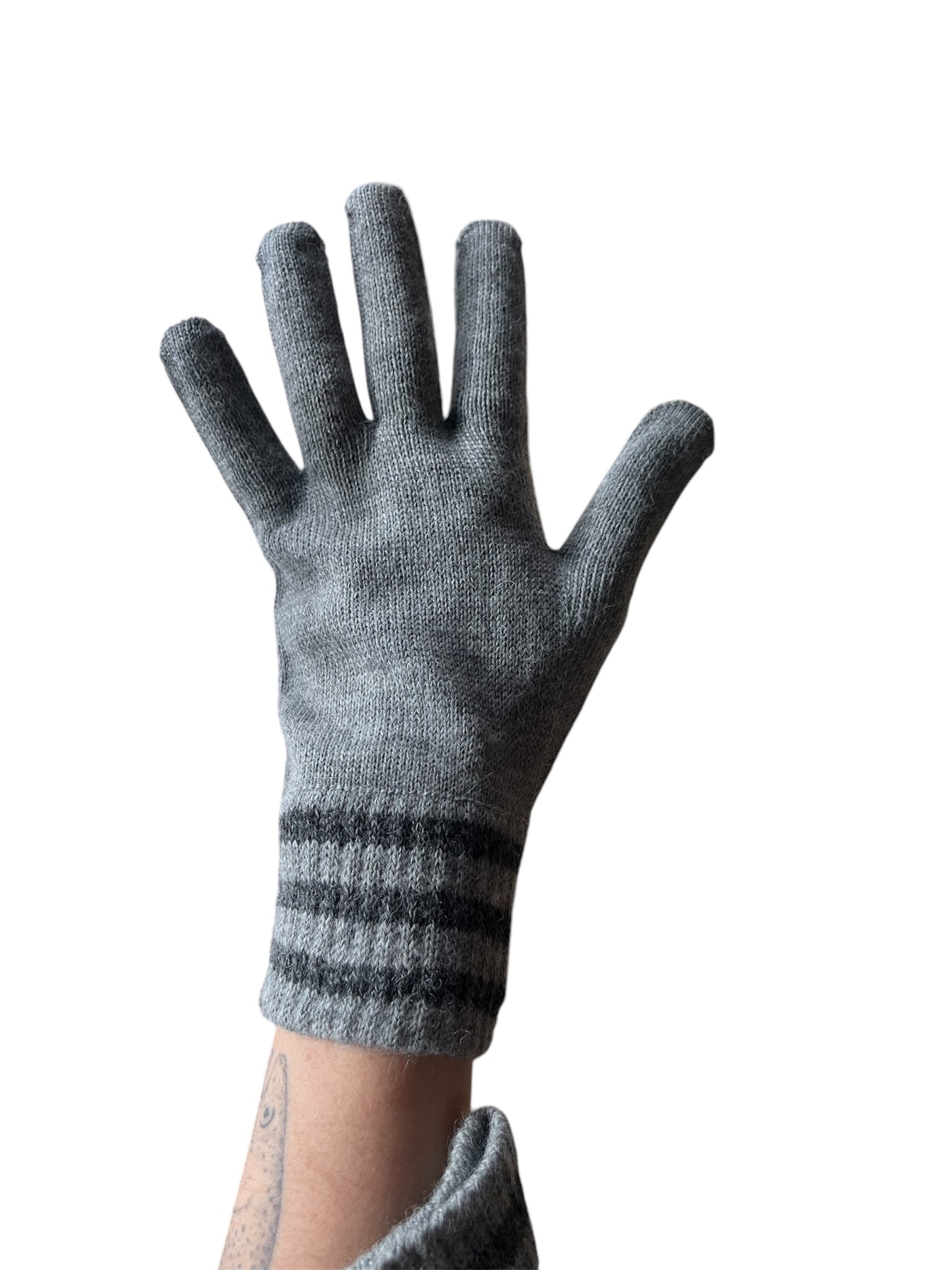 Alpaca Jersey Knitted Gloves