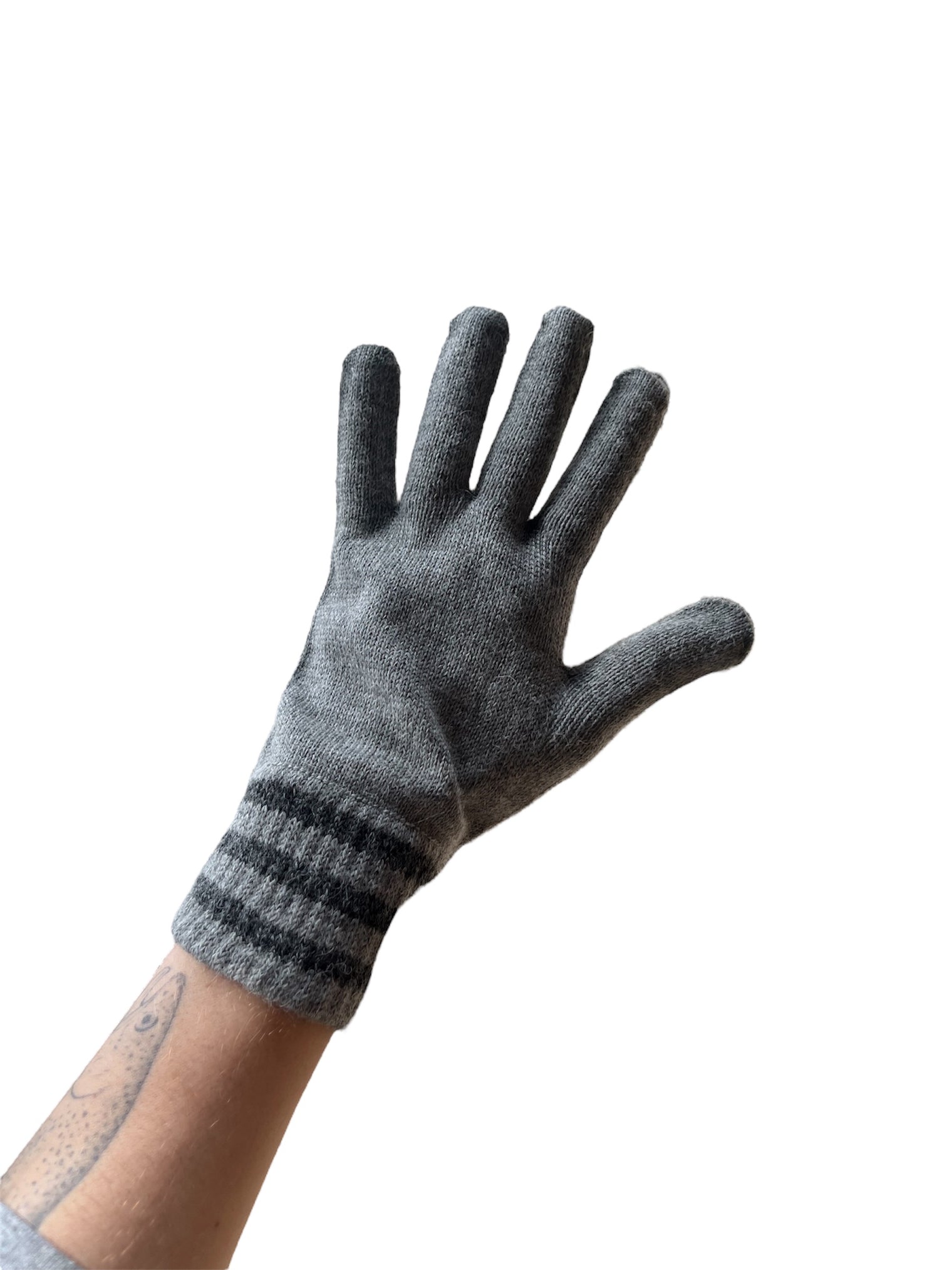 Alpaca Jersey Knitted Gloves