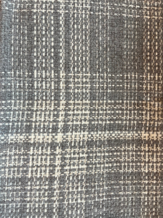 Rustic Plaid Alpaca Throw