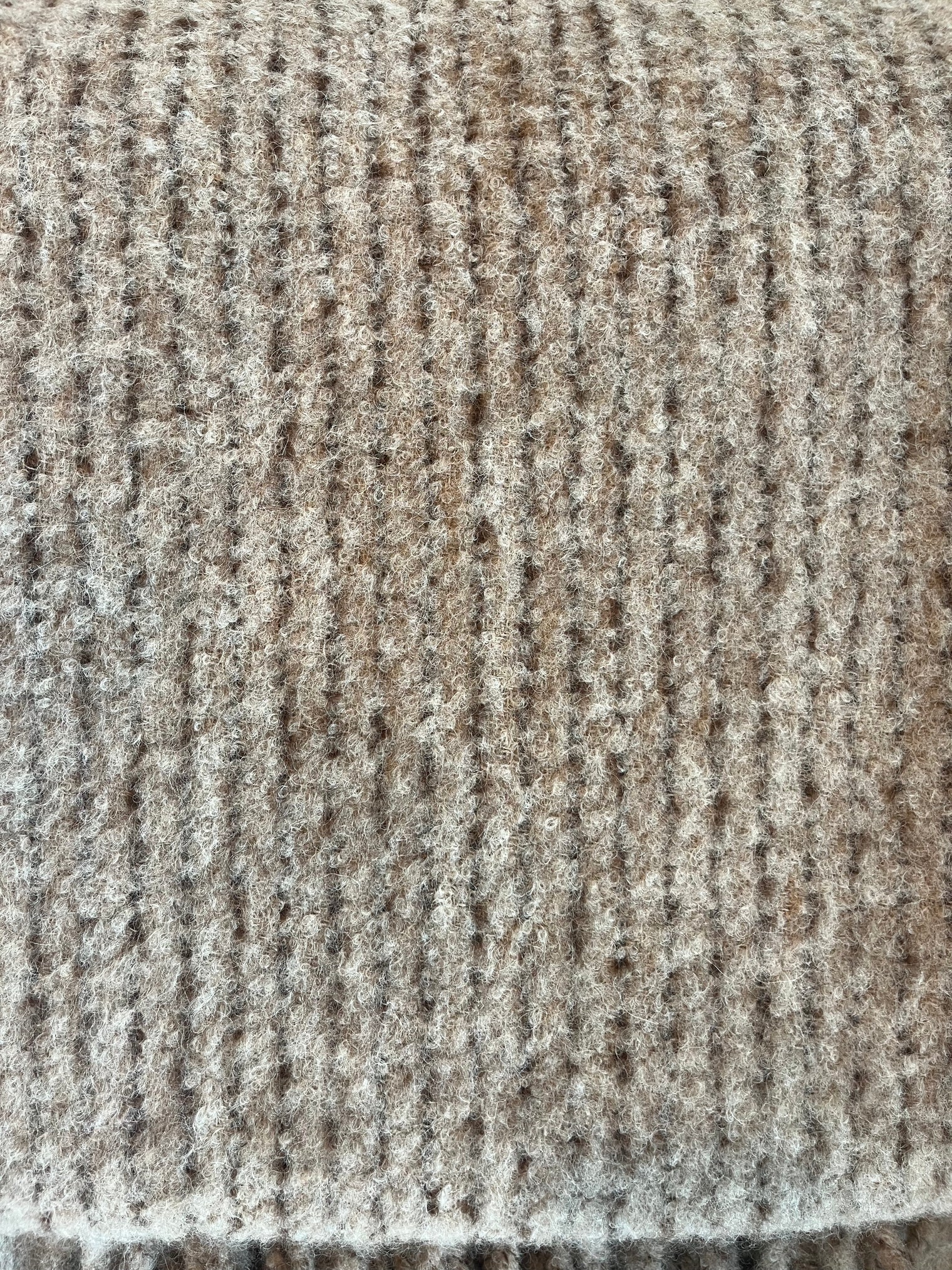 Alpaca III Boucle Striped Throw