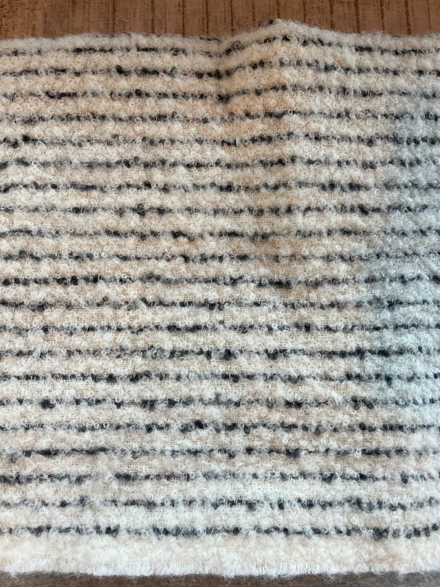 Alpaca III Boucle Striped Throw