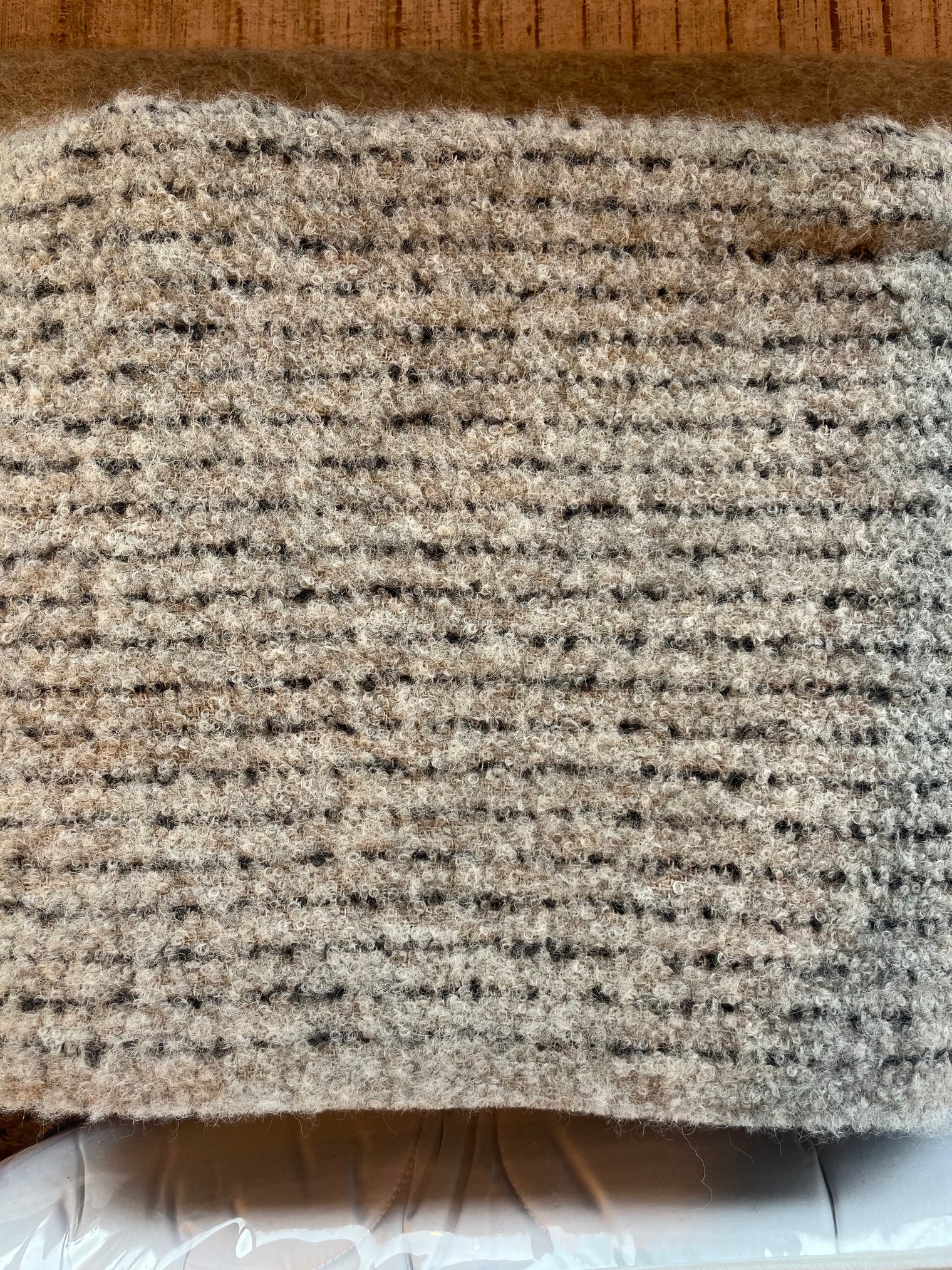 Alpaca III Boucle Striped Throw