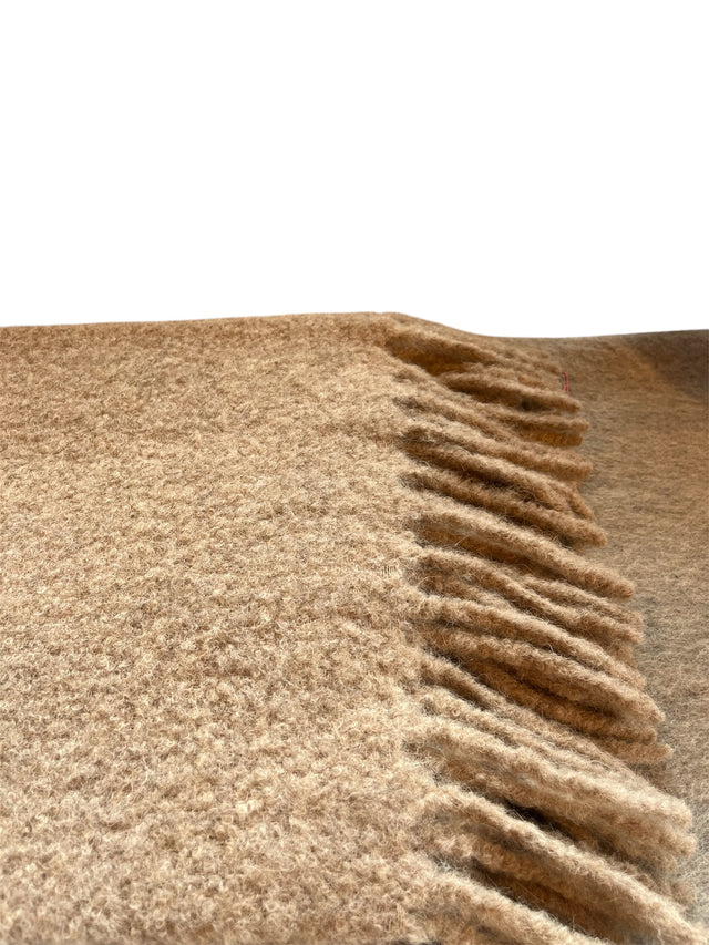 Alpaca III Solid Boucle Throw