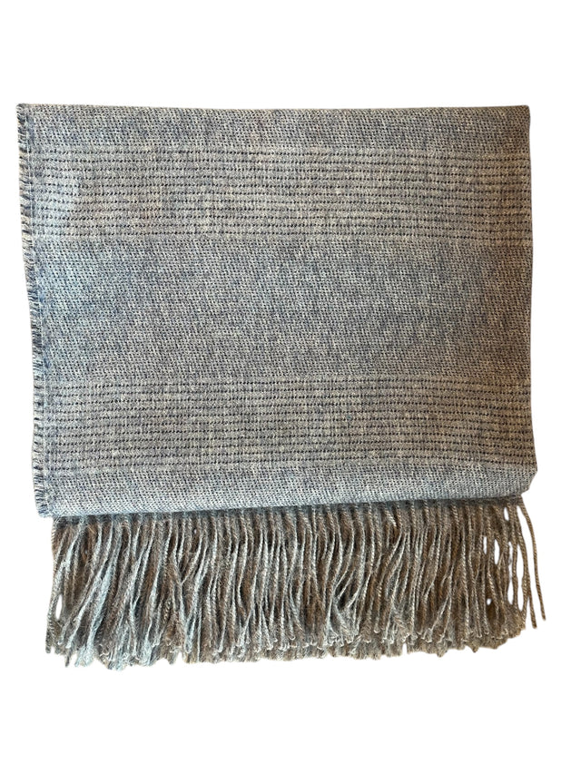 Striped Alpaca Throw