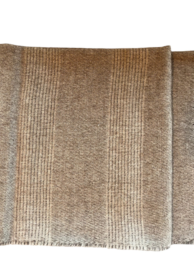 Striped Alpaca Throw