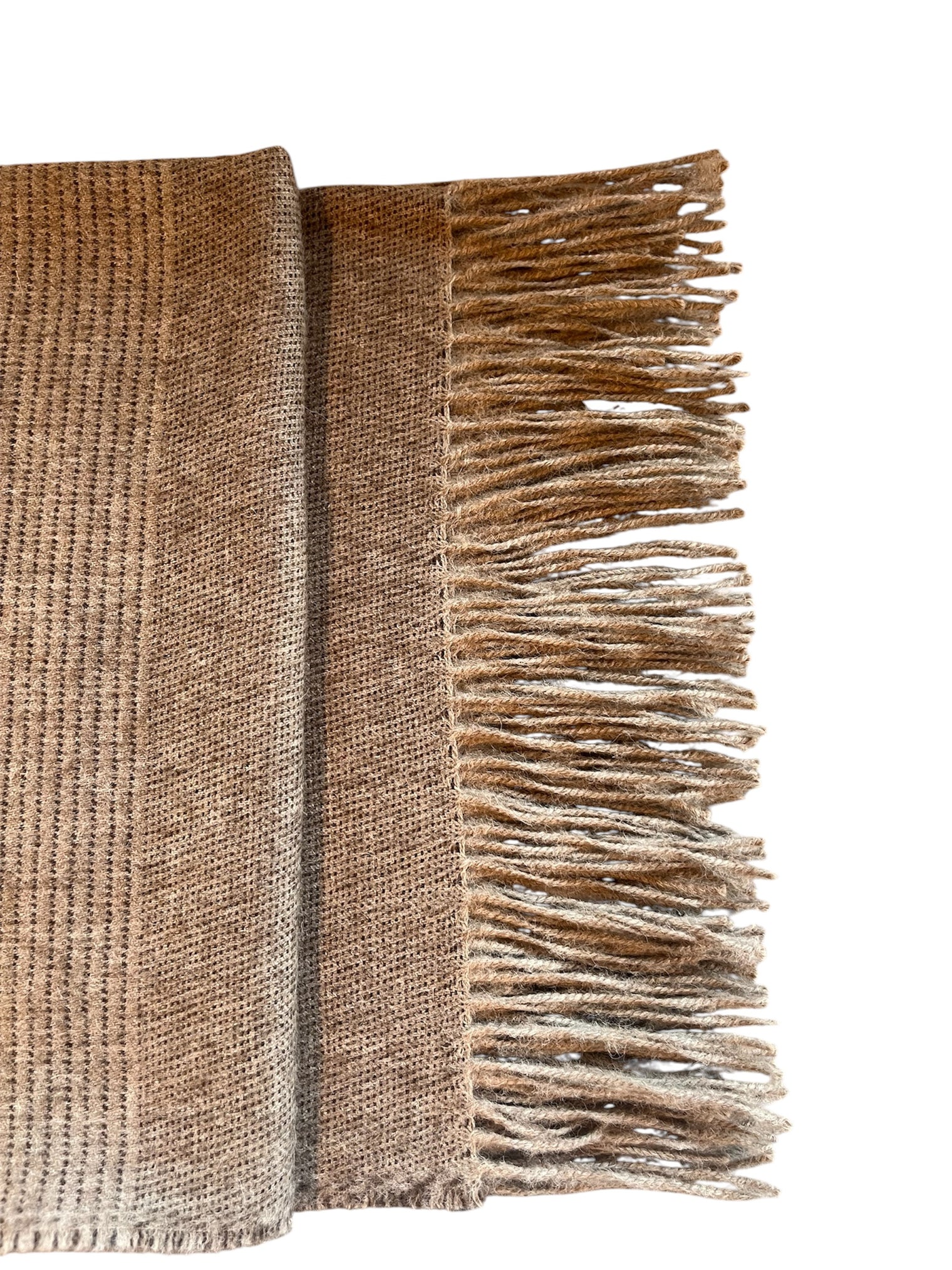 Striped Alpaca Throw