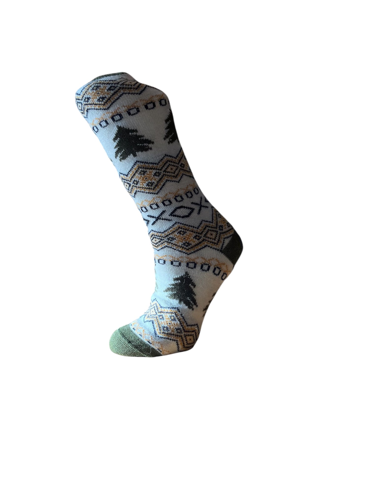 Evergreen Pine Tree Socks