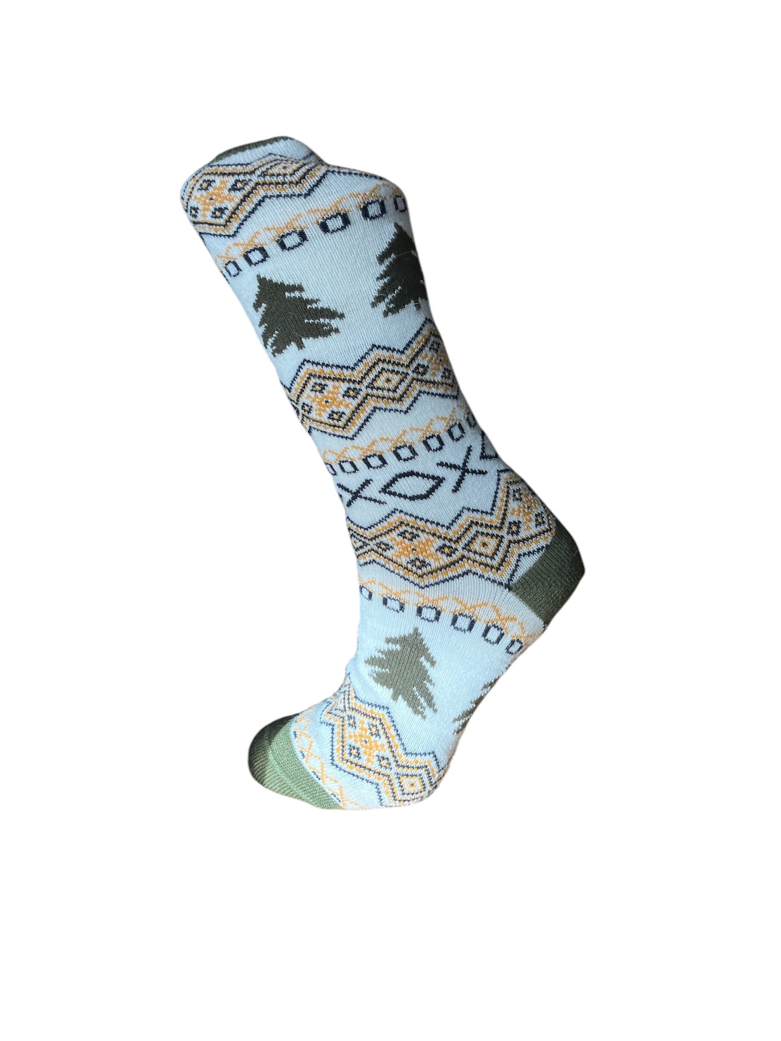 Evergreen Pine Tree Socks