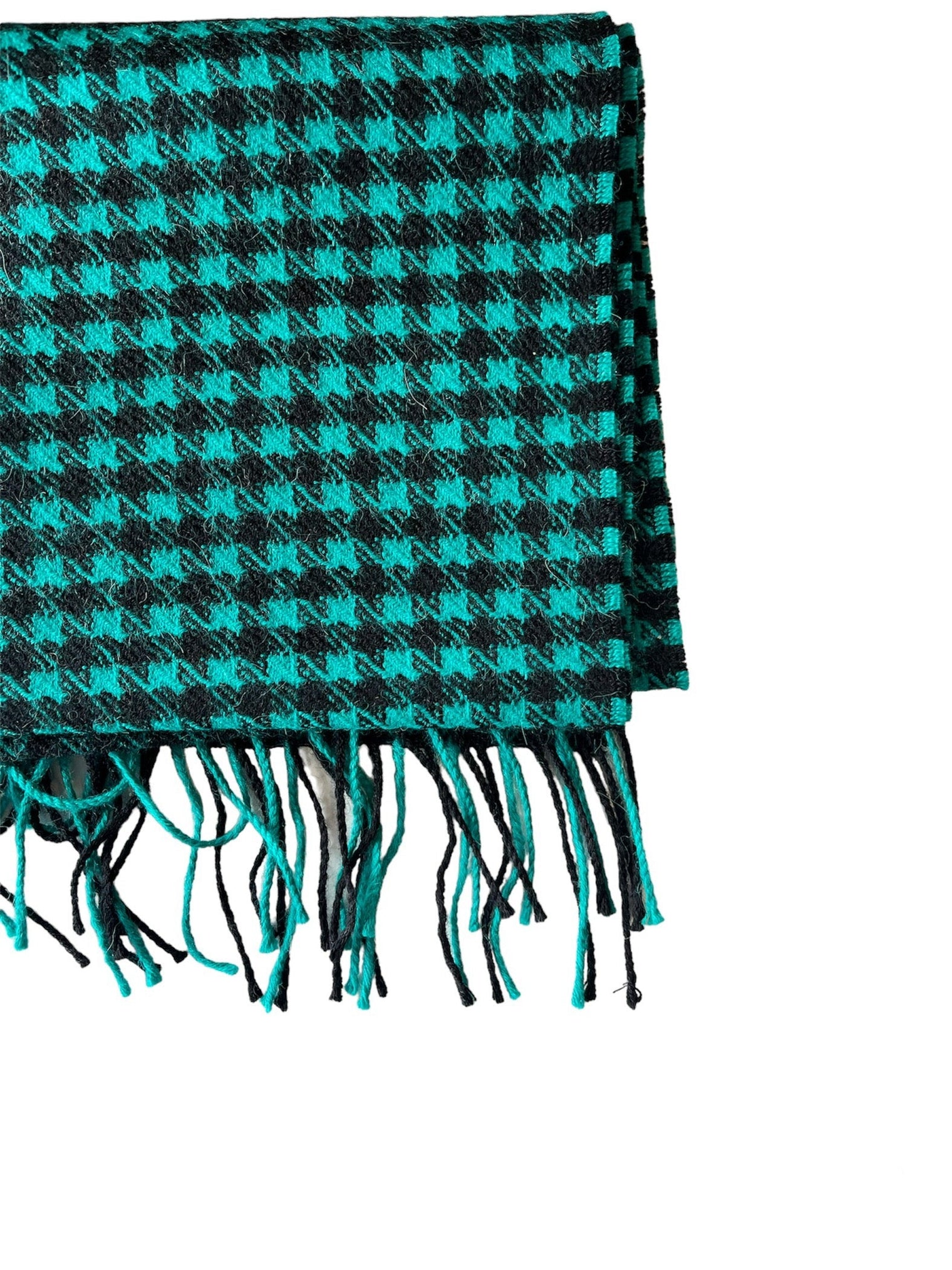Pied De Poule Alpaca Scarf (100% Baby Alpaca)