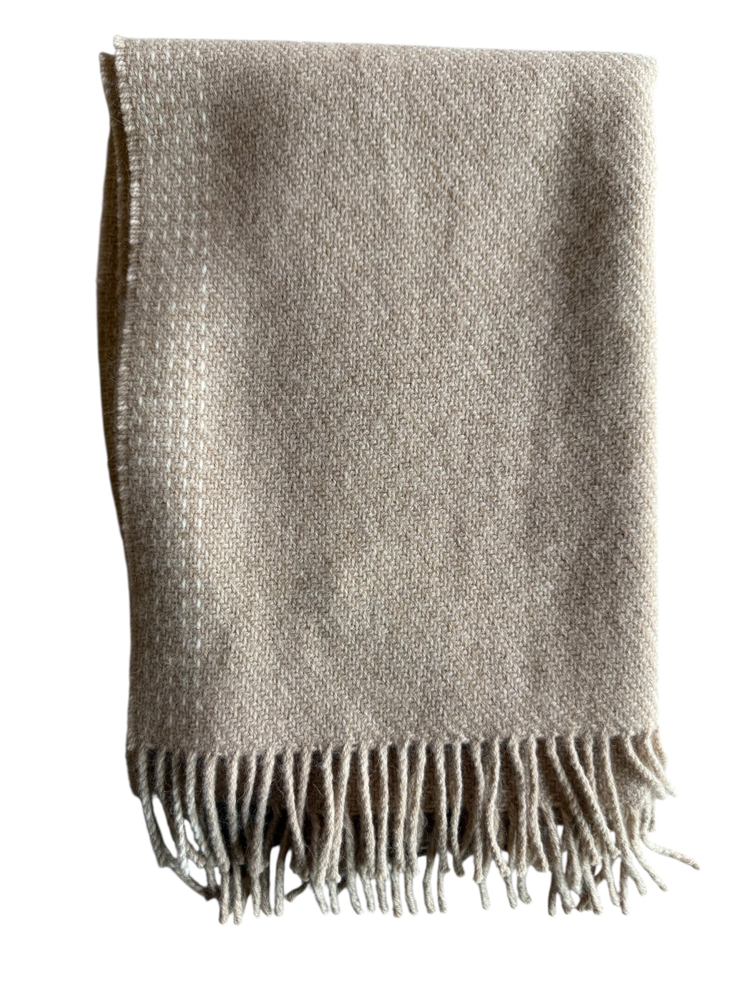 Multi Stitched ECO Scarf w/Twisted Fringes