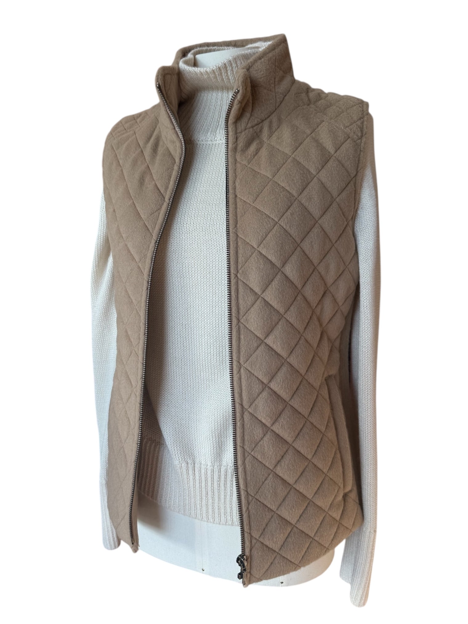 Women's Quilted Alpaca Vest