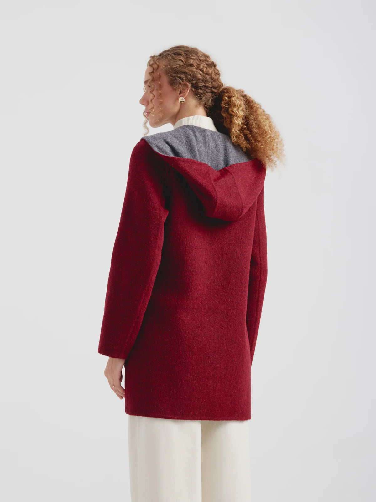 Alaia Reversible Alpaca Coat