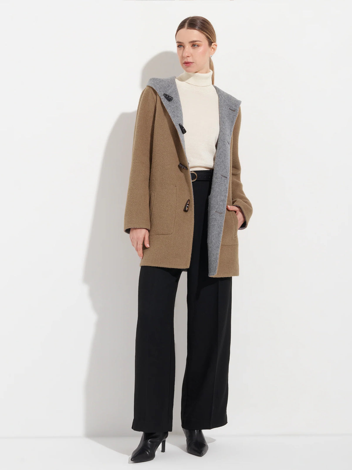 Alaia Reversible Alpaca Coat