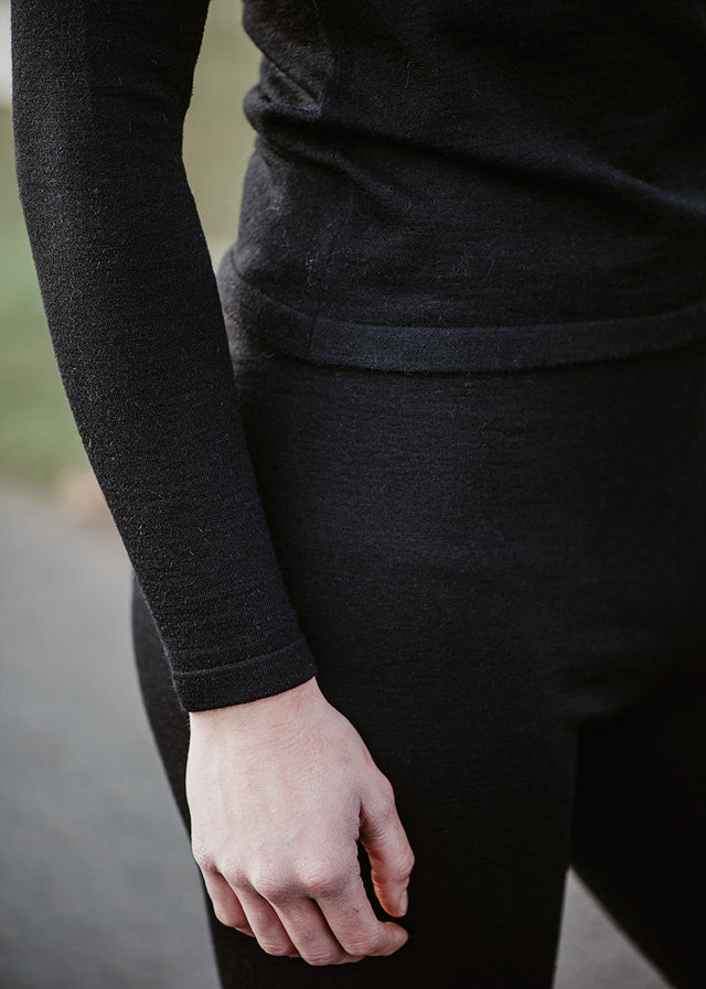 Ladies' Baby Alpaca-Silk Thermal Base Sweater