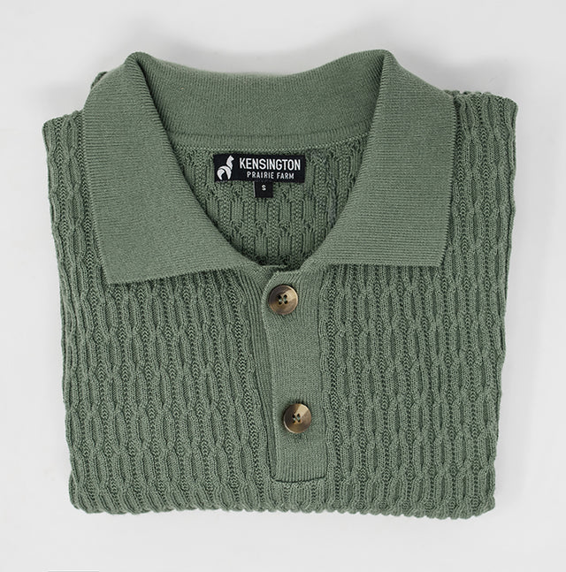 Men's Knit Cable T-Shirt