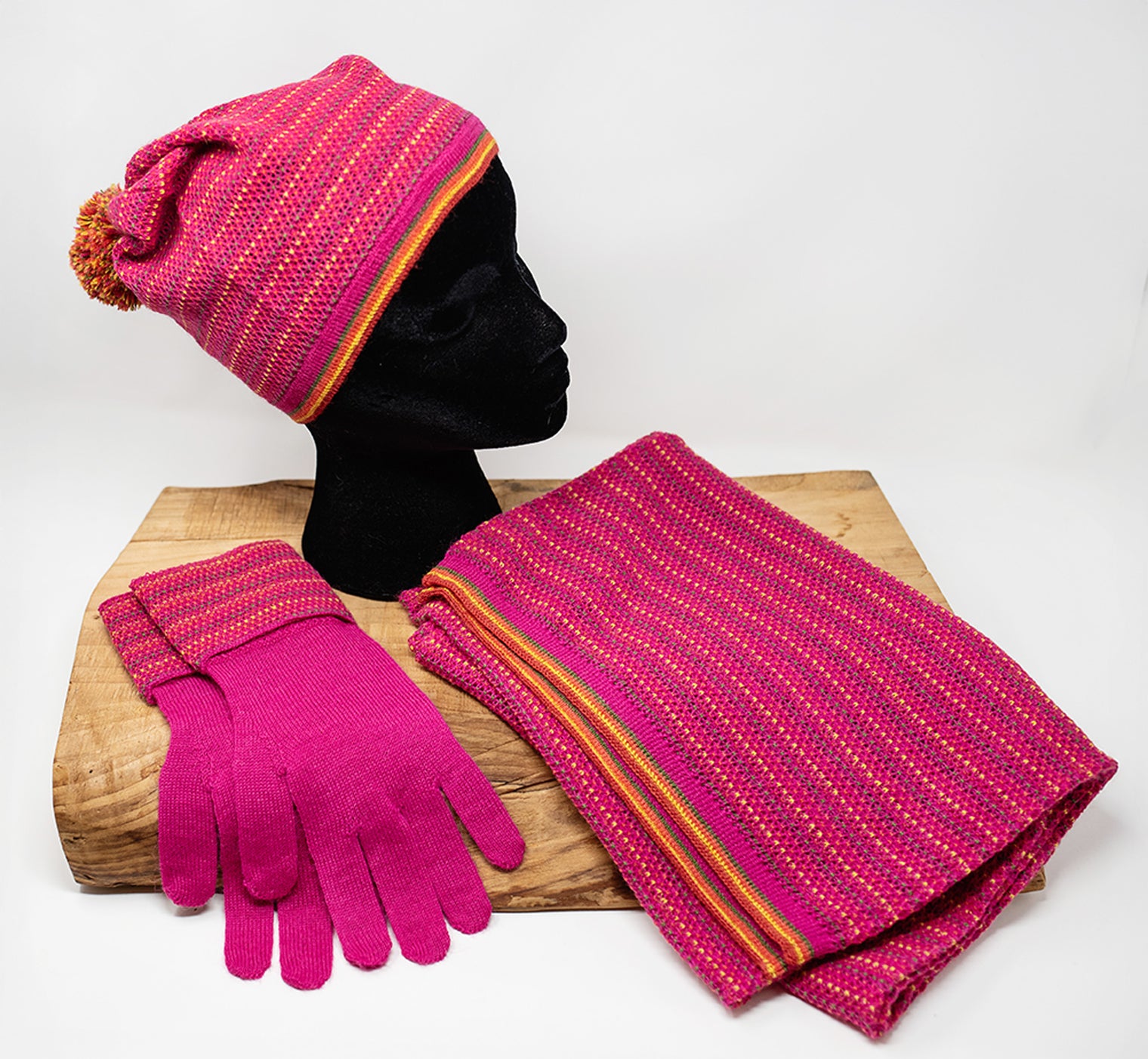 Striped Alpaca Toque