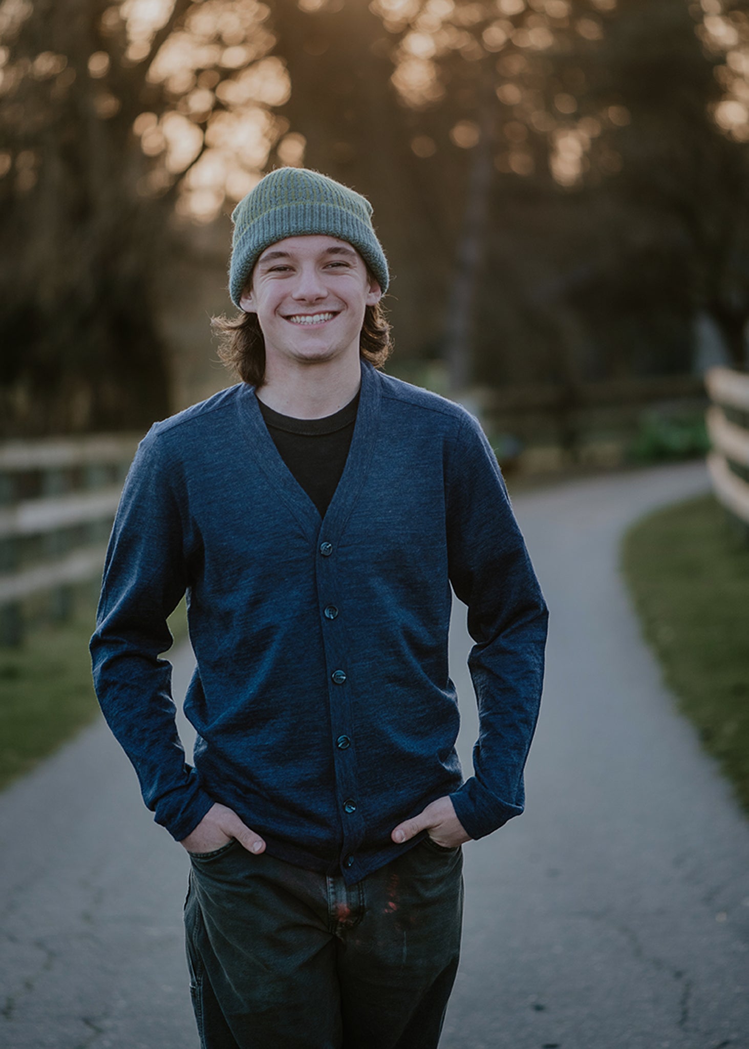 Men's Premium Light Weight V-Neck Cardigan