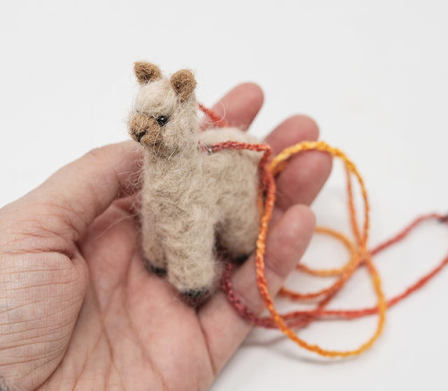 Felted Alpaca Necklace