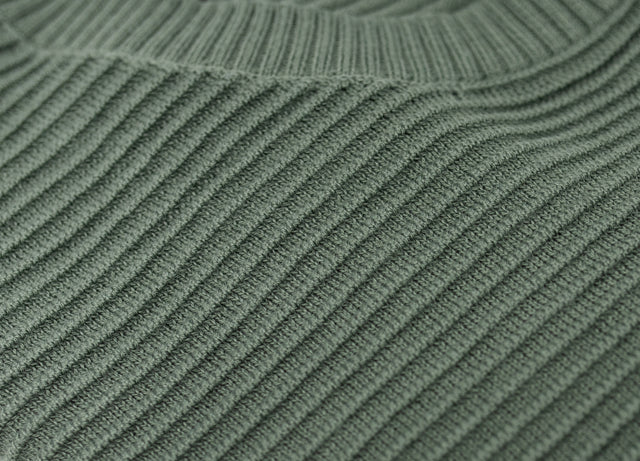 Men's Ottoman Ribbed Knit Sweater