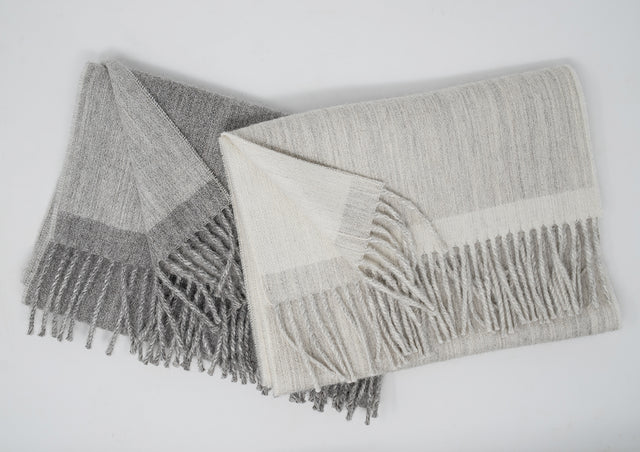 Eco Double Faced Alpaca Scarf