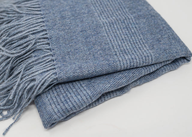 Striped Alpaca Throw
