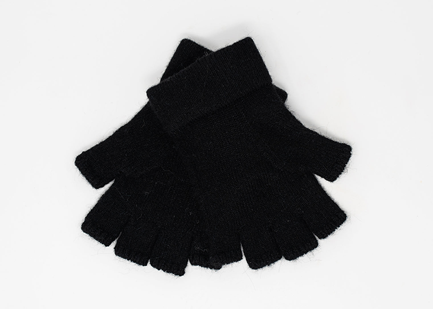 Knitted Alpaca Fingerless Gloves