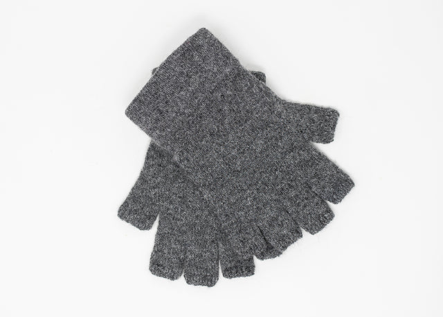 Knitted Alpaca Fingerless Gloves