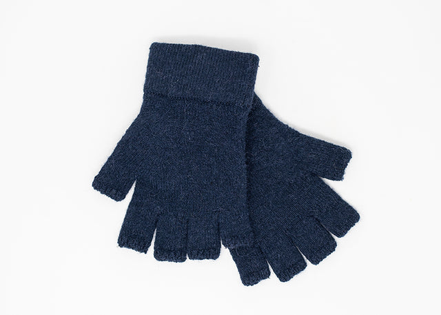 Knitted Alpaca Fingerless Gloves
