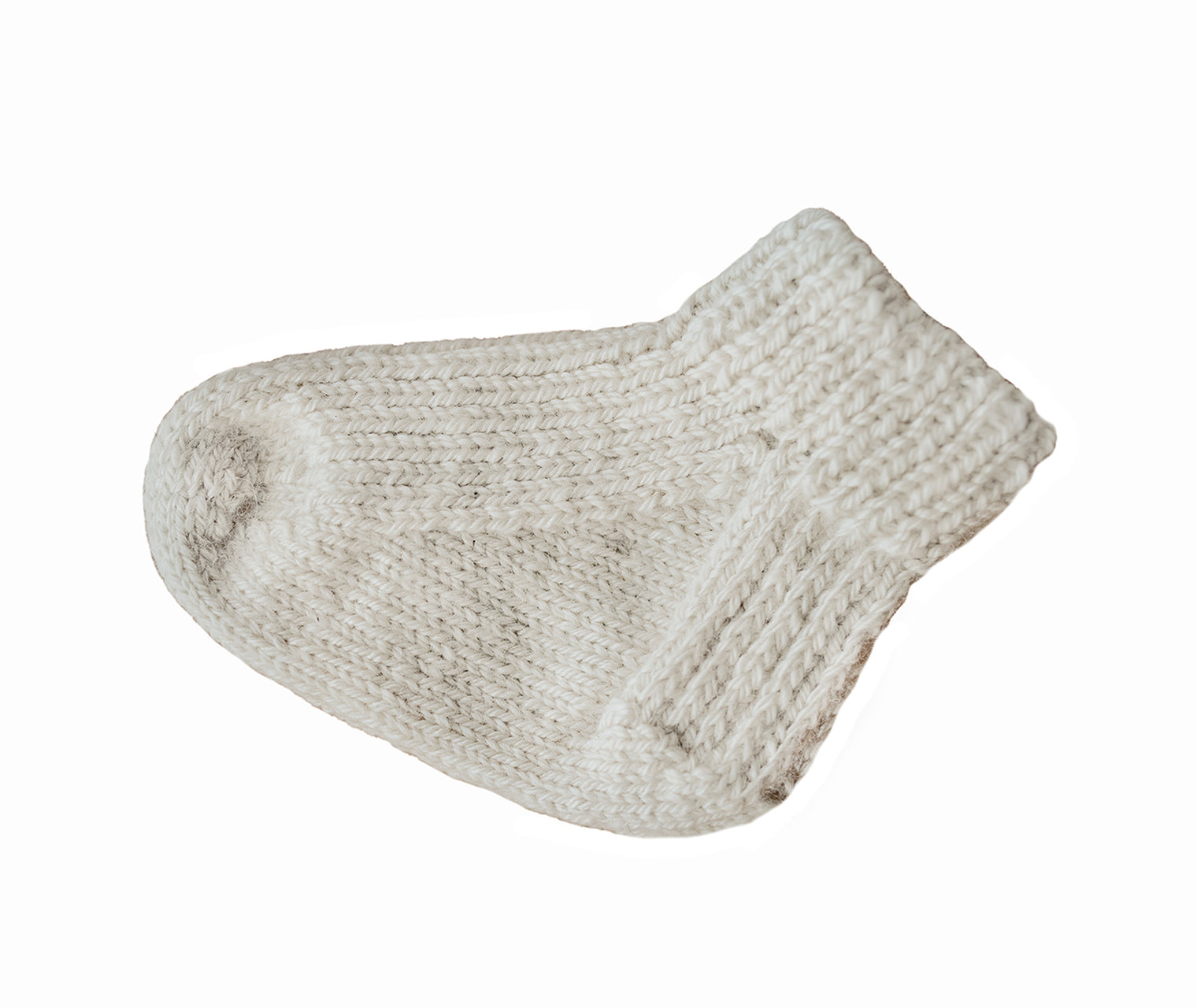 Hand Knit Infant Booties + Children's Alpaca Socks