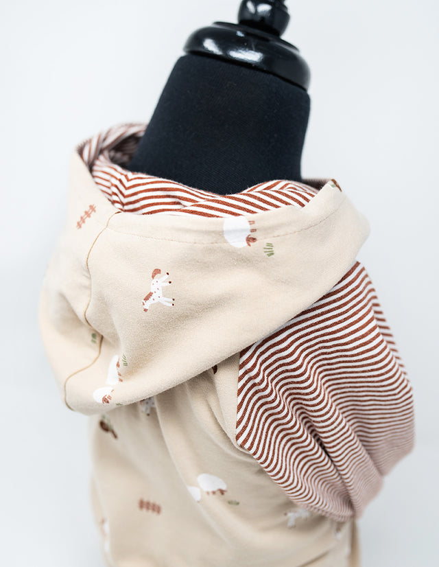 Raglan Hoodie Farm Motif (Exclusive to KPFarm)