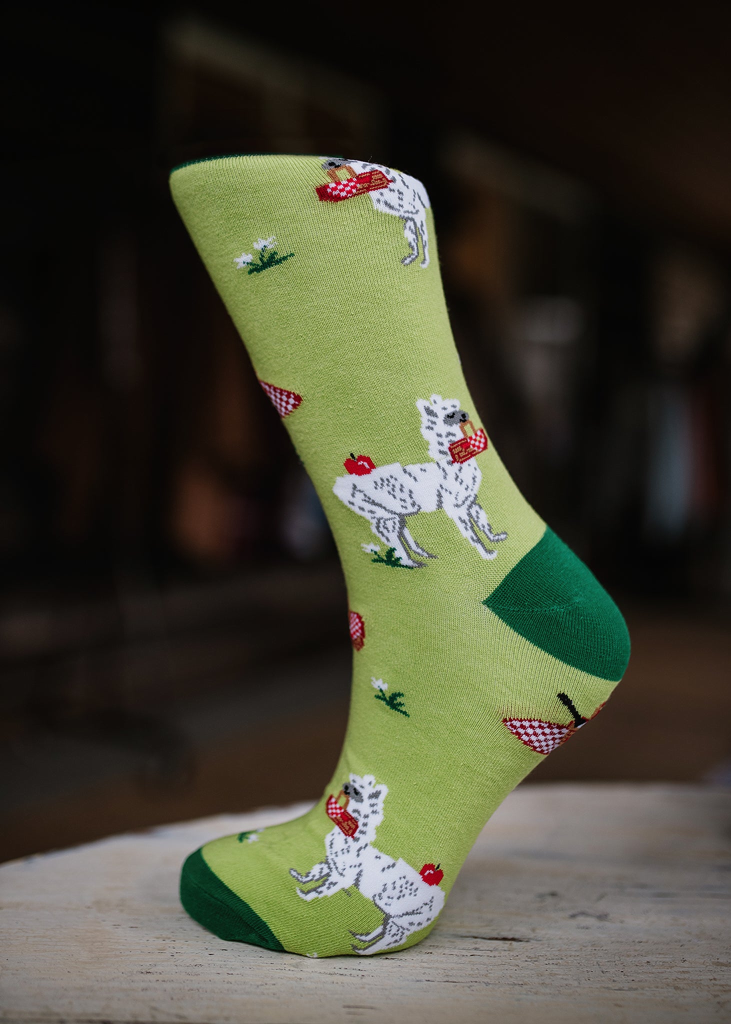 Cartoon Alpaca Socks