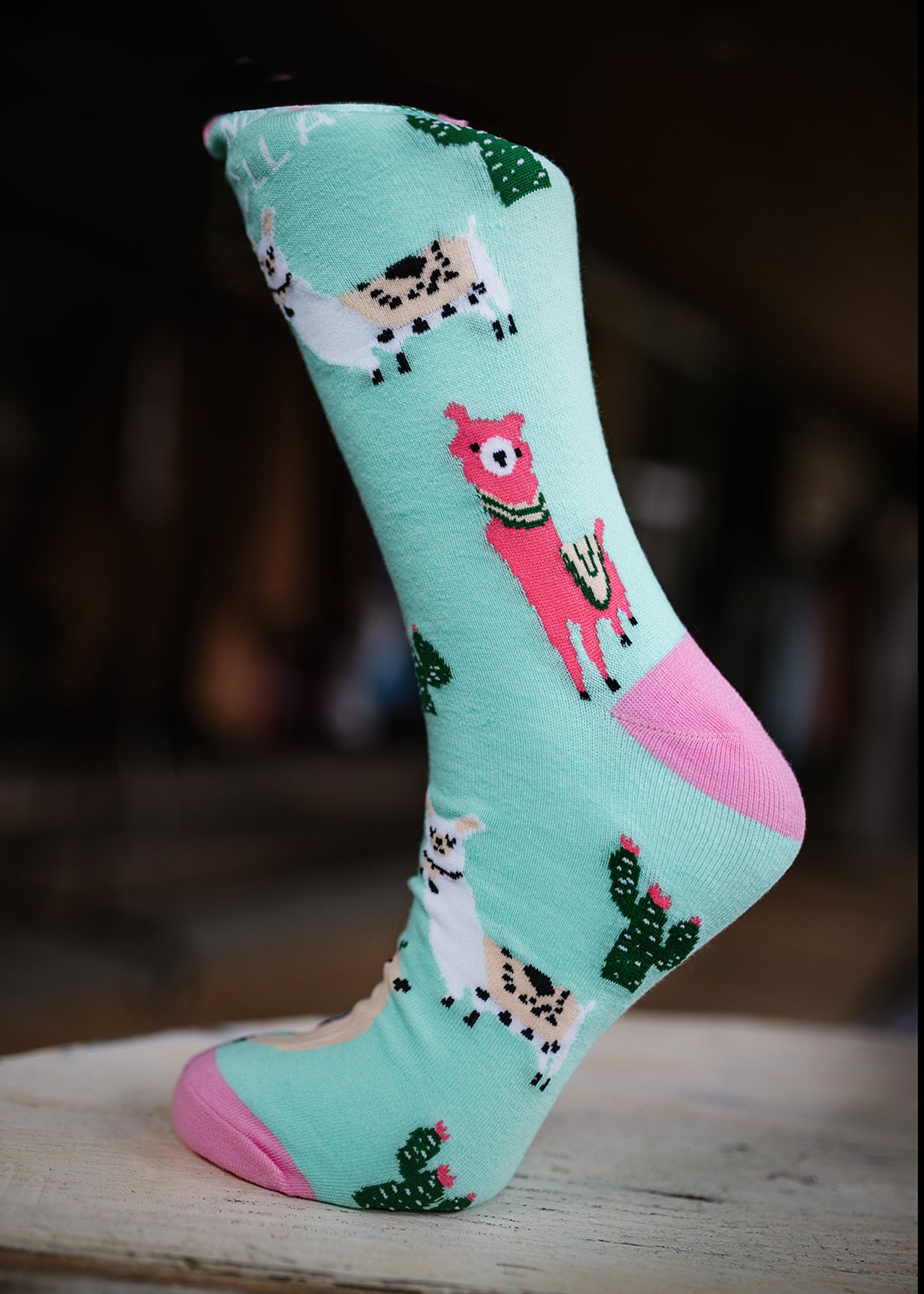 Cartoon Alpaca Socks