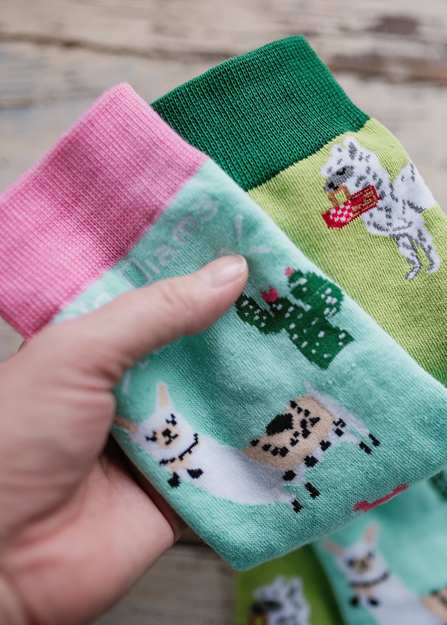 Cartoon Alpaca Socks
