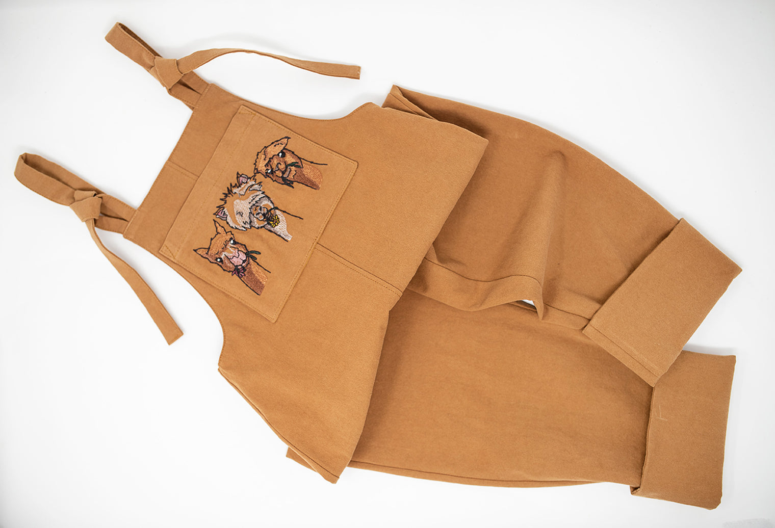 Dungarees w/Alpaca Motif (Exclusive to KPFarm)