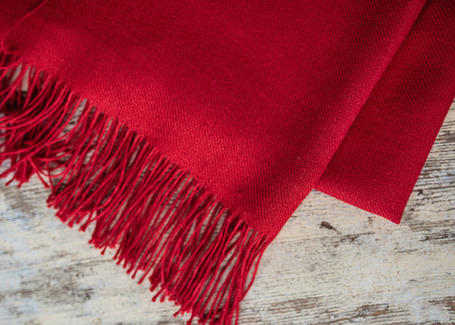 Unicolour Classic Alpaca Shawl