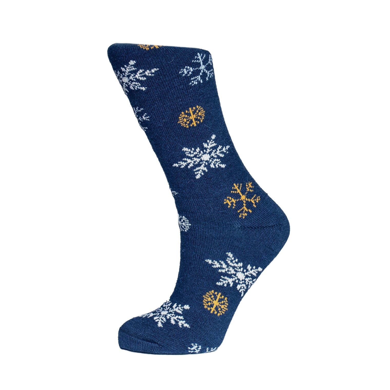 Alpaca Snowfall Socks