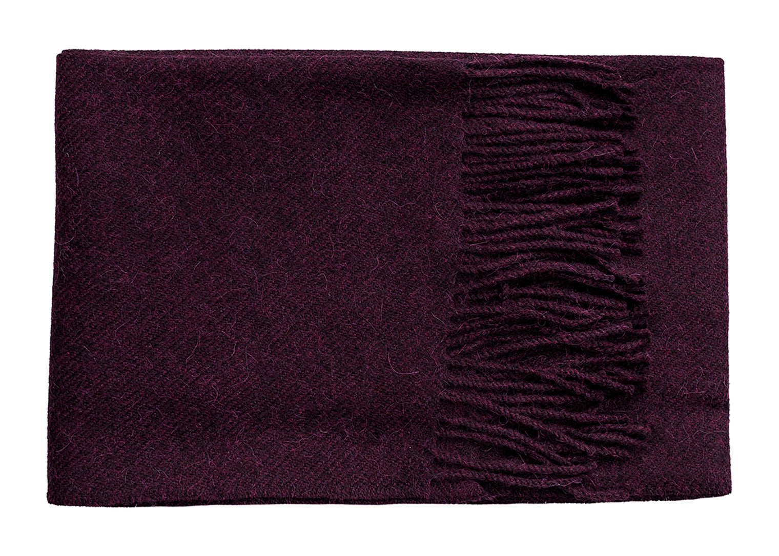 Solid Twill Alpaca Scarf