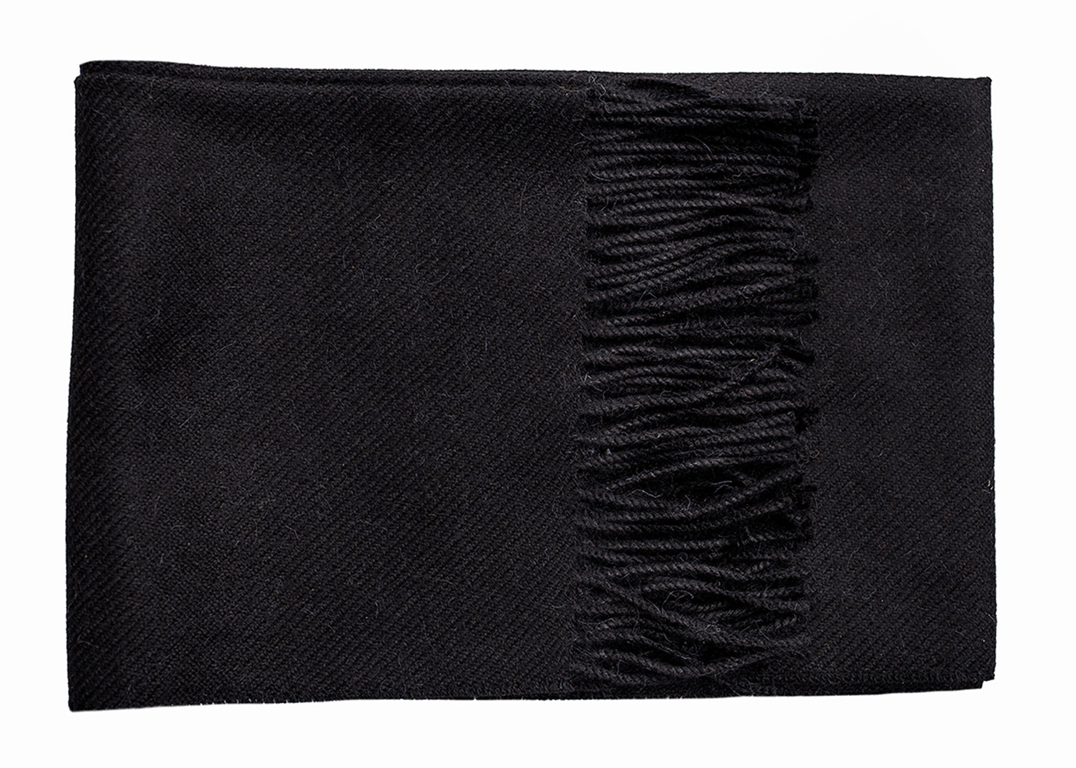 Solid Twill Alpaca Scarf