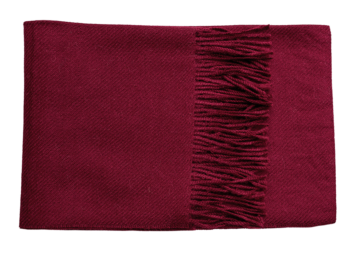 Solid Twill Alpaca Scarf